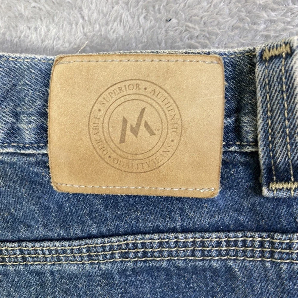 VTG Members Mark Shorts Men 38 Blue Denim Carpenter Workwear Skater Y2K Baggy